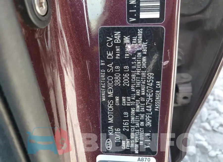 3KPFL4A75HE074599 Photo# 12