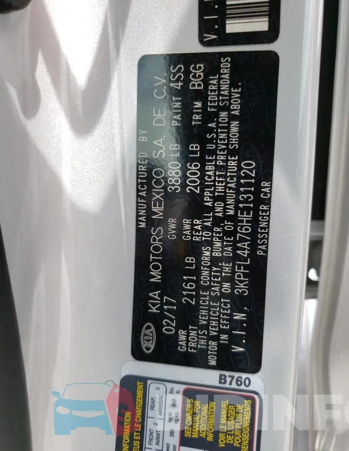 3KPFL4A76HE131120 Photo# 12
