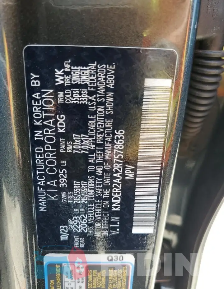 KNDER2AA2R7578636 Photo# 13