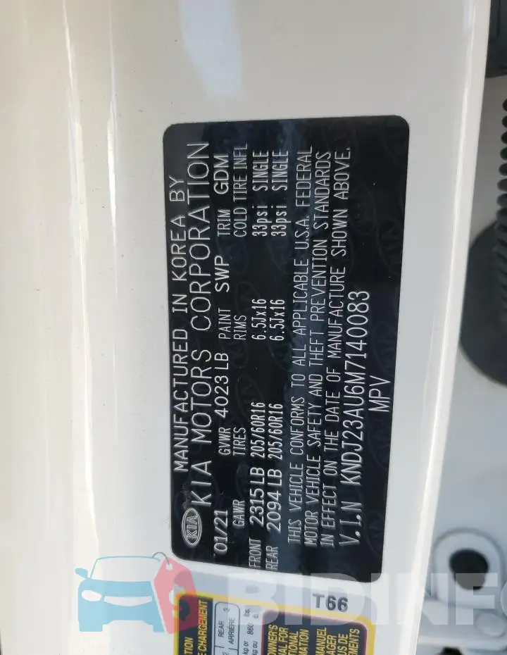 KNDJ23AU6M7140083 Photo# 14