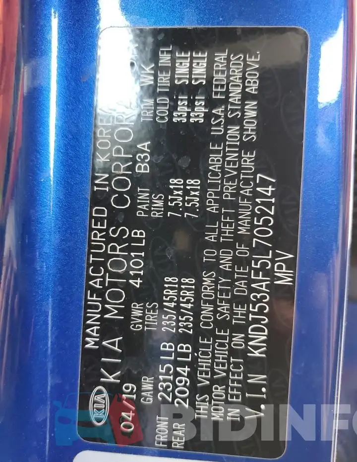 KNDJ53AF5L7052147 Photo# 13