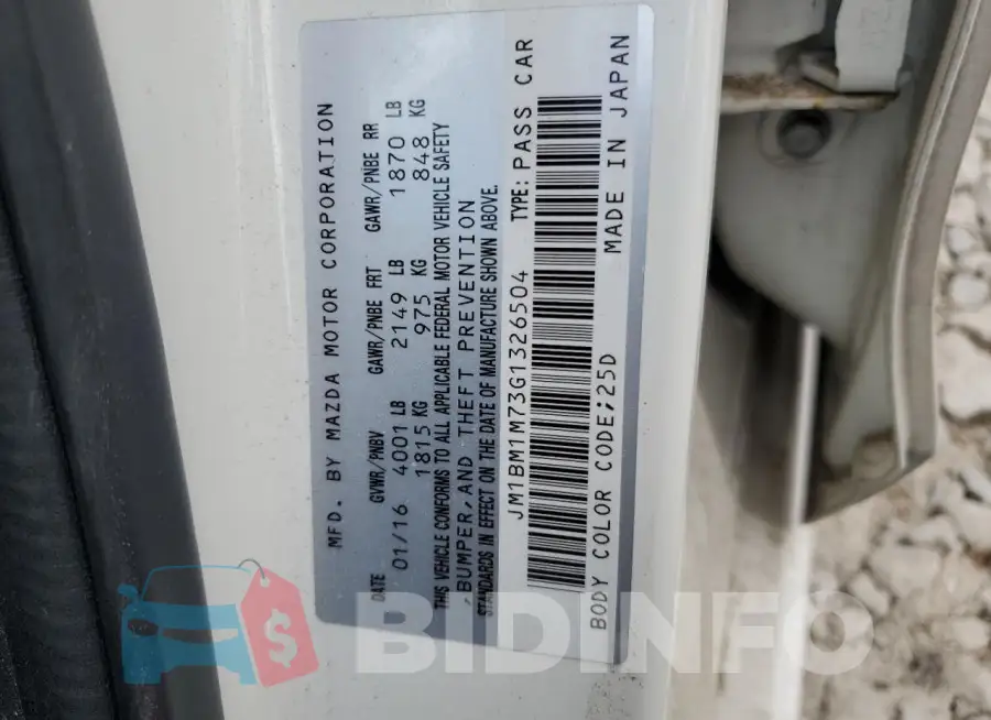 JM1BM1M73G1326504 Photo# 12