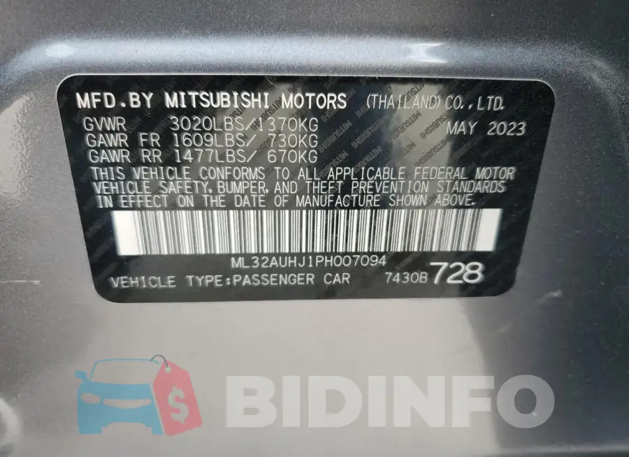 ML32AUHJ1PH007094 Photo# 13