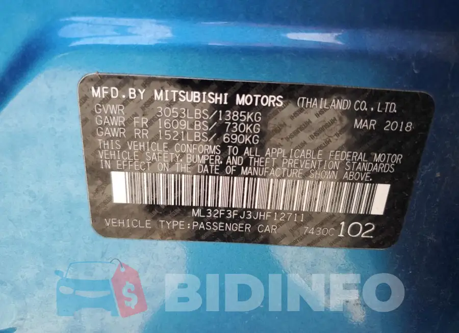 ML32F3FJ3JHF12711 Photo# 12