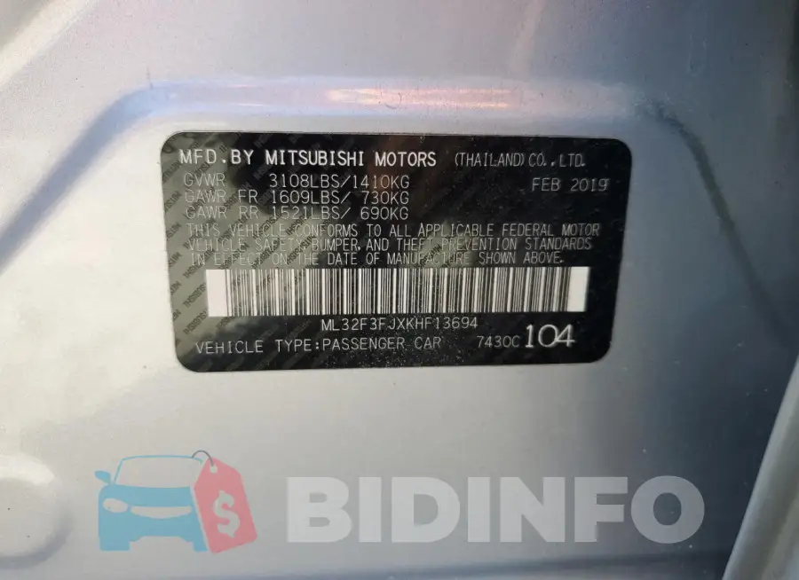 ML32F3FJXKHF13694 Photo# 12