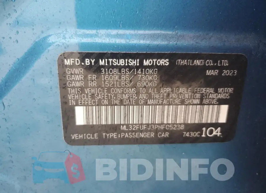 ML32FUFJ3PHF05238 Photo# 12