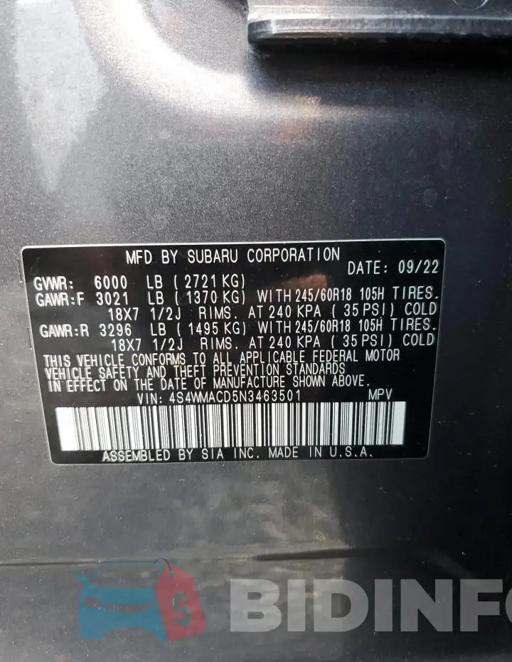 4S4WMACD5N3463501 Photo# 14