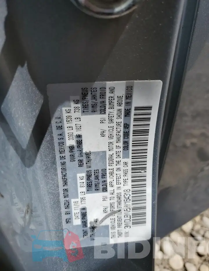 3MYDLBYV5HY164318 Photo# 12