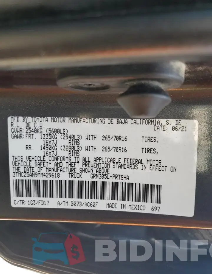 3TMCZ5AN9MM429618 Photo# 12