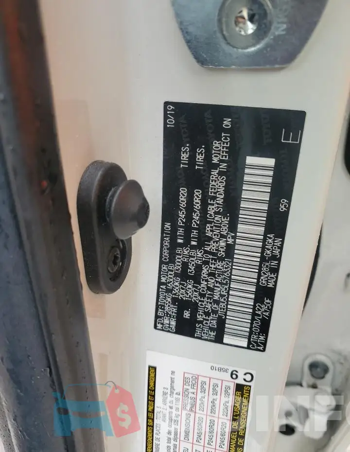 JTEBU5JR5L5763321 Photo# 12