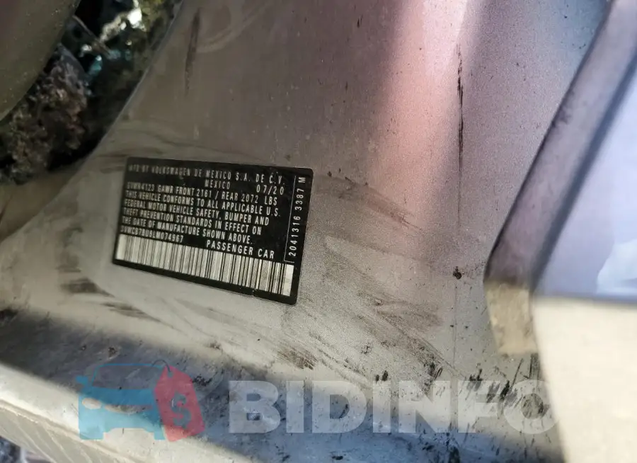 3VWCB7BU9LM074967 Photo# 12