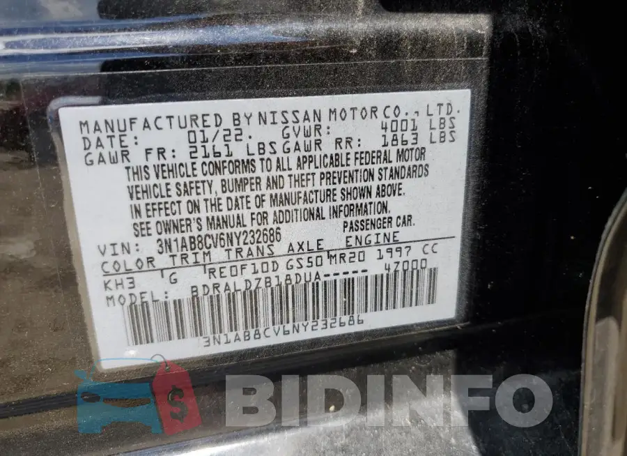 3N1AB8CV6NY232686 Photo# 12