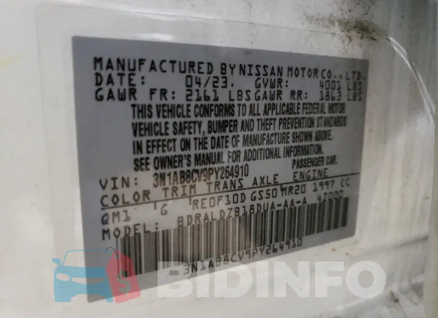 3N1AB8CV9PY264910 Photo# 12