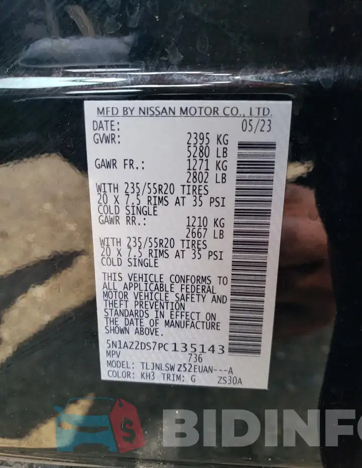 5N1AZ2DS7PC135143 Photo# 12