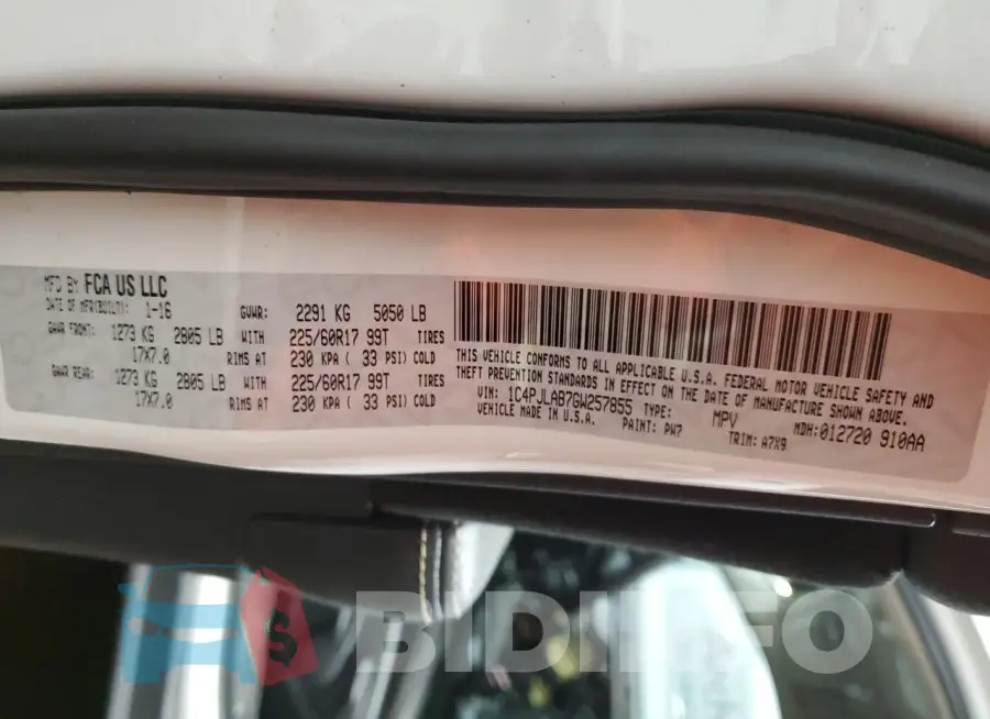 1C4PJLAB7GW257855 Photo# 13