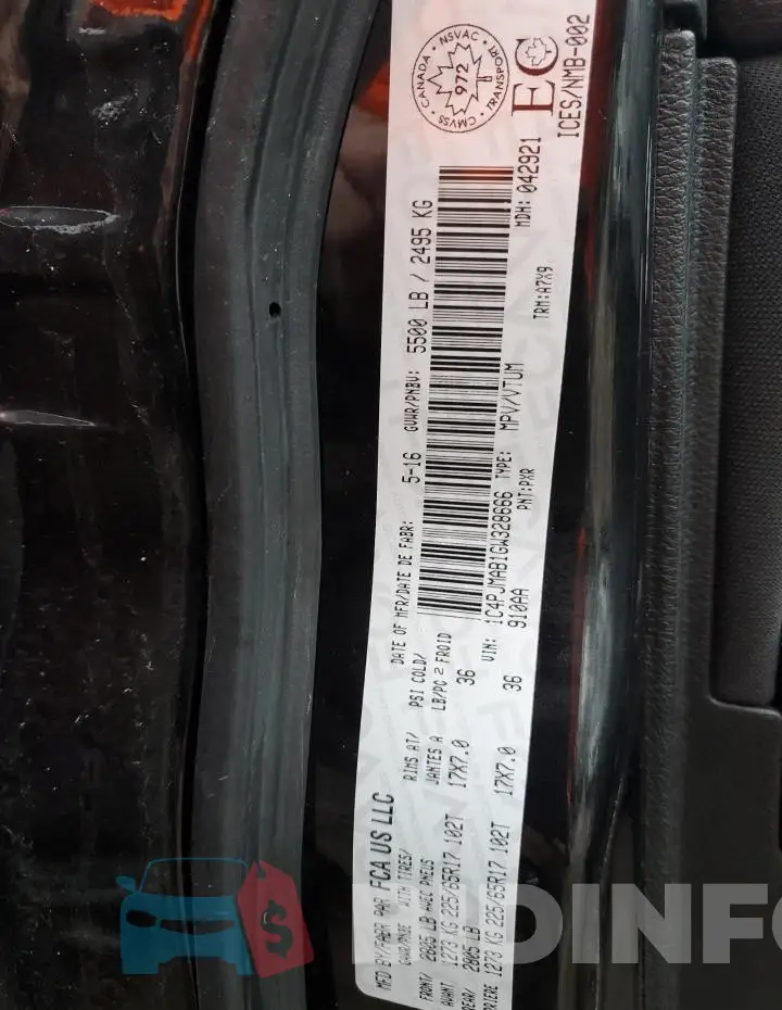 1C4PJMAB1GW328666 Photo# 12