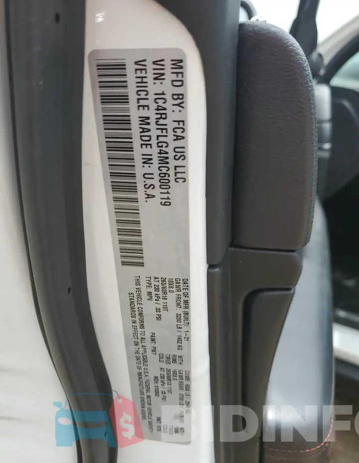 1C4RJFLG4MC600119 Photo# 14