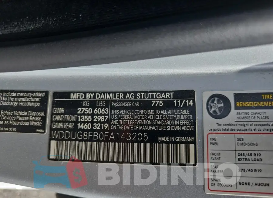 WDDUG8FB0FA143205 Photo# 10