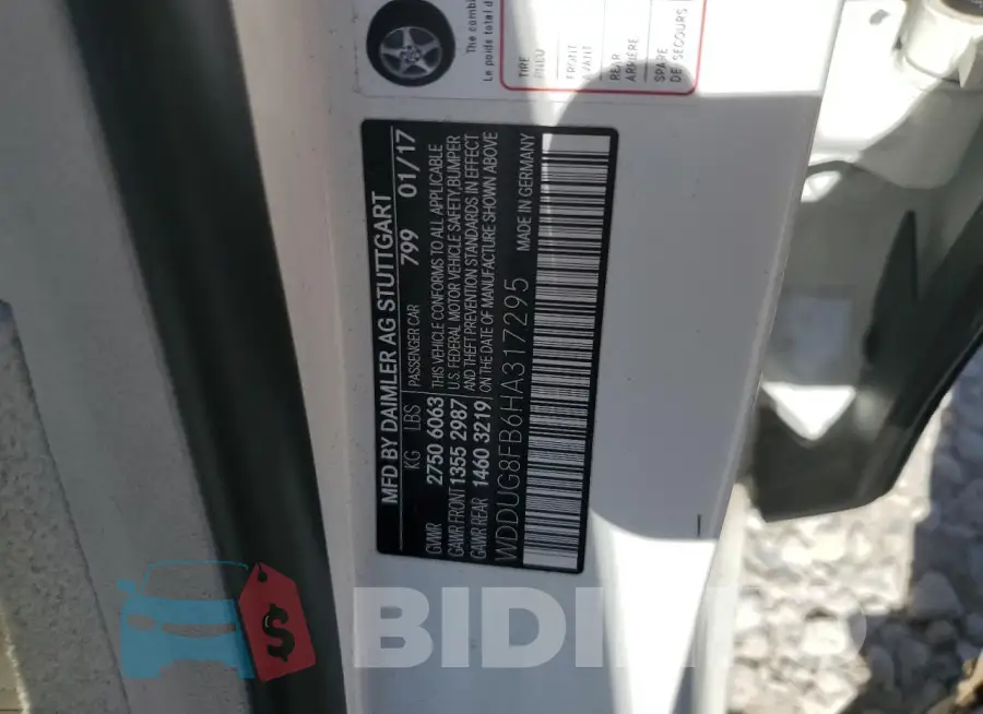 WDDUG8FB6HA317295 Photo# 12