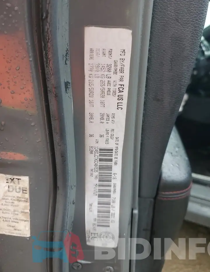 1C4SDJCTXGC484535 Photo# 14