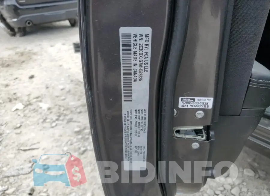 2C3CDXJG7MH528825 Photo# 12