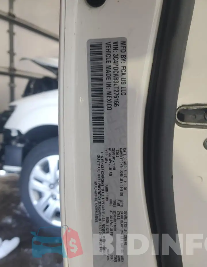 3C4PDCAB3LT276166 Photo# 14