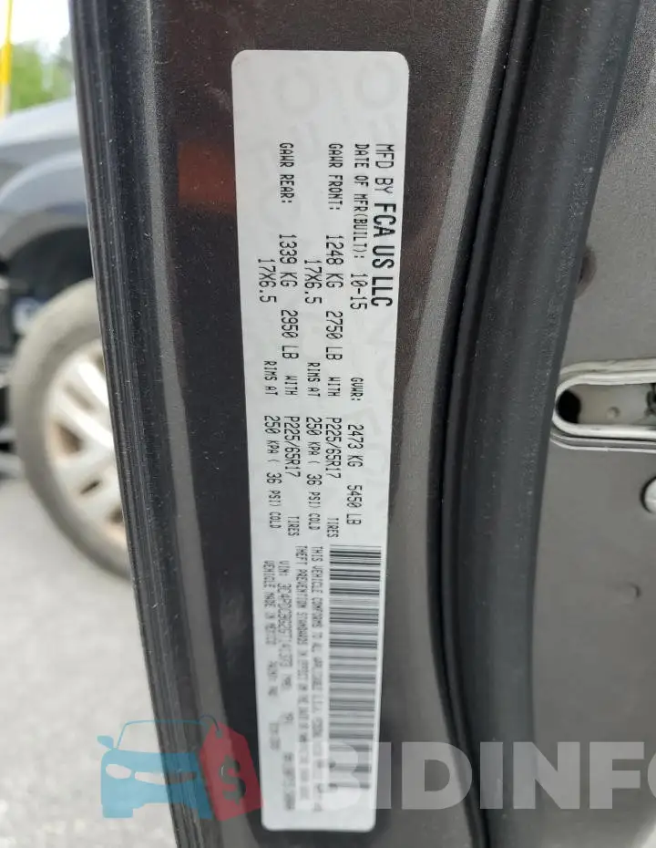 3C4PDCBG2GT141373 Photo# 13