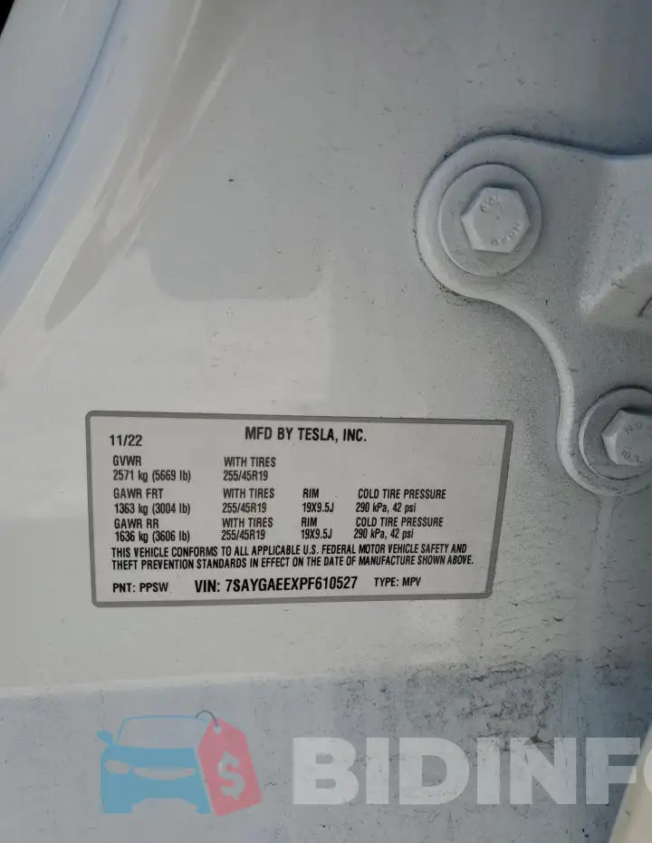 7SAYGAEEXPF610527 Photo# 12