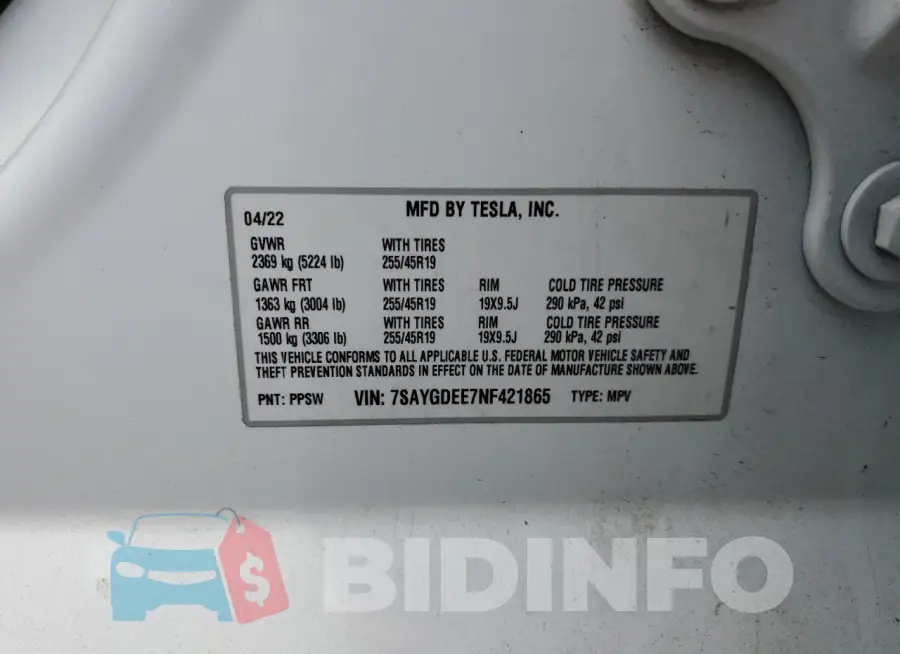 7SAYGDEE7NF421865 Photo# 13