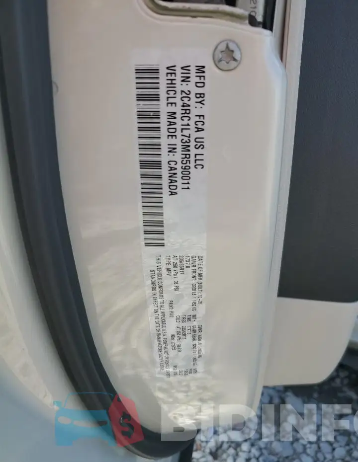 2C4RC1L73MR590011 Photo# 14
