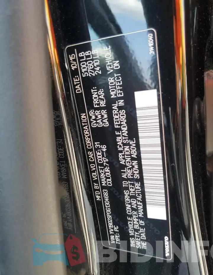 YV1902SP0G1304683 Photo# 14