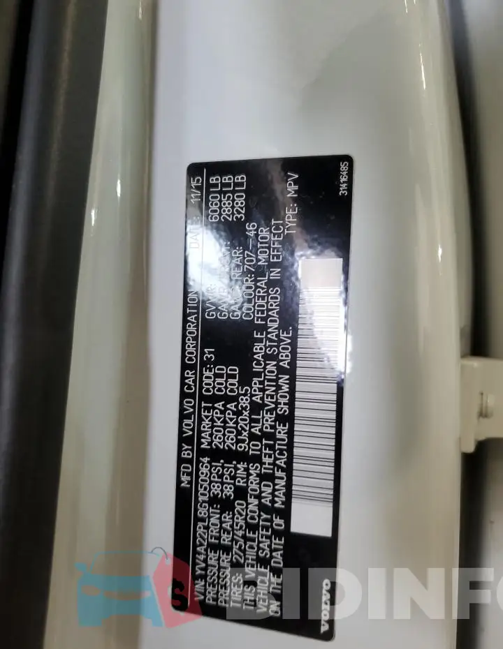 YV4A22PL8G1050964 Photo# 13