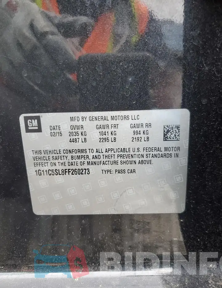 1G11C5SL8FF260273 Photo# 12