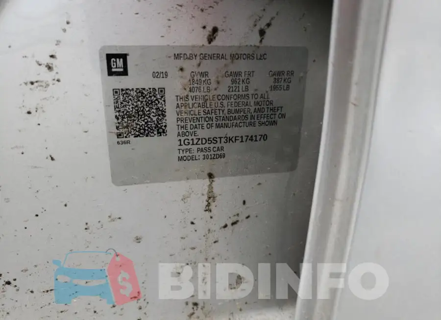 1G1ZD5ST3KF174170 Photo# 12