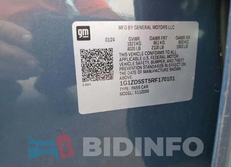 1G1ZD5ST5RF170101 Photo# 13