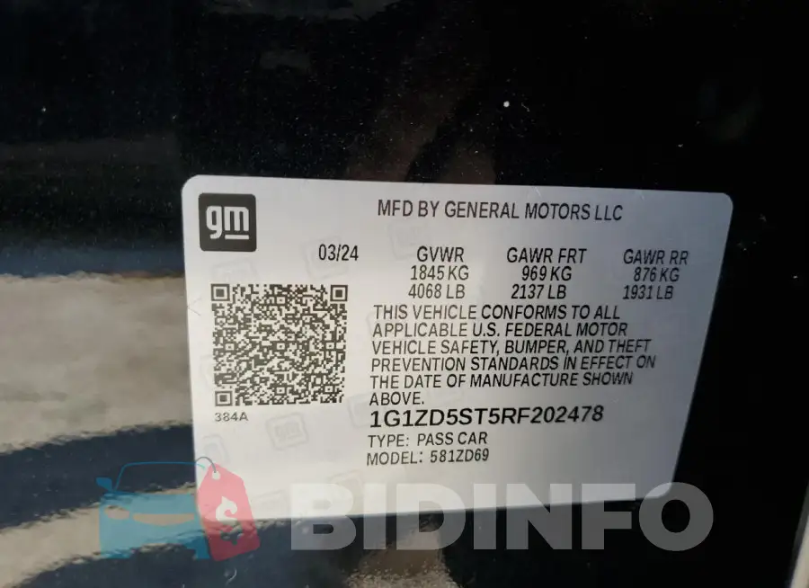 1G1ZD5ST5RF202478 Photo# 13