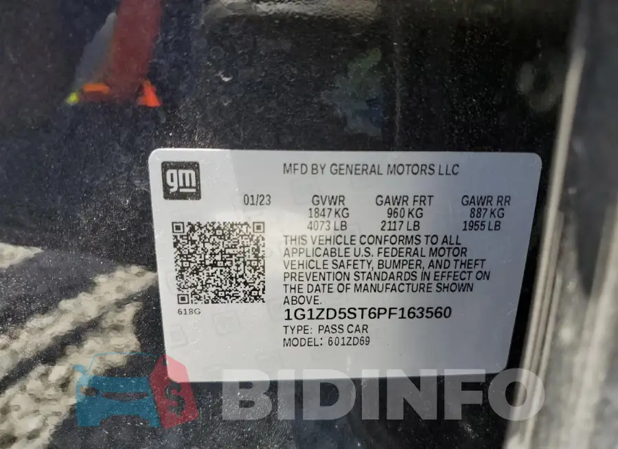 1G1ZD5ST6PF163560 Photo# 12