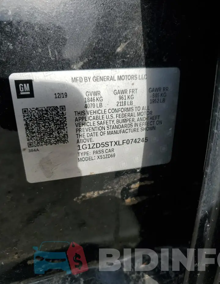 1G1ZD5STXLF074245 Photo# 12