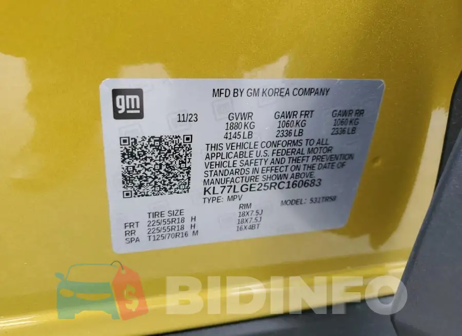 KL77LGE25RC160683 Photo# 14