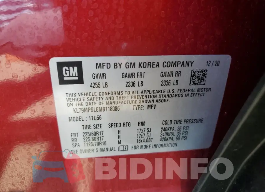 KL79MPSL6MB118086 Photo# 13