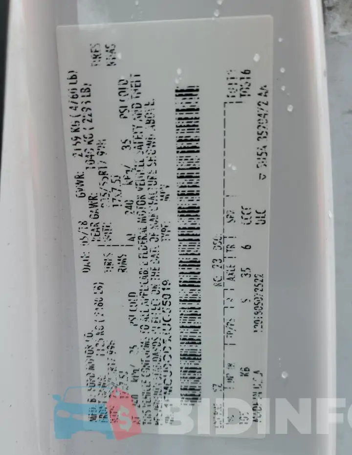 1FMCU9GD5JUC55019 Photo# 13