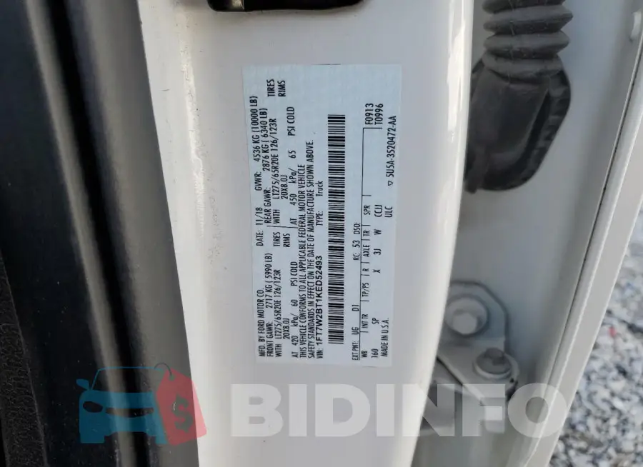 1FT7W2BT1KED52493 Photo# 13