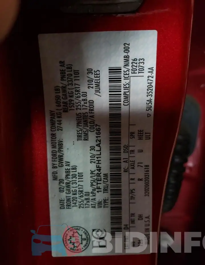 1FTER4FH1LLA21667 Photo# 13