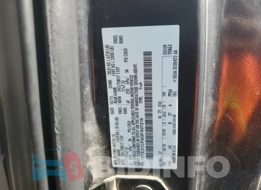 1FTEX1CP2GFA07216 Photo# 12
