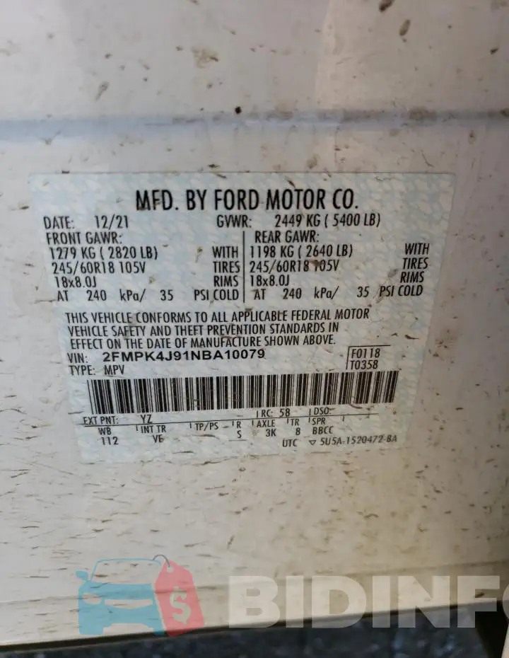 2FMPK4J91NBA10079 Photo# 13