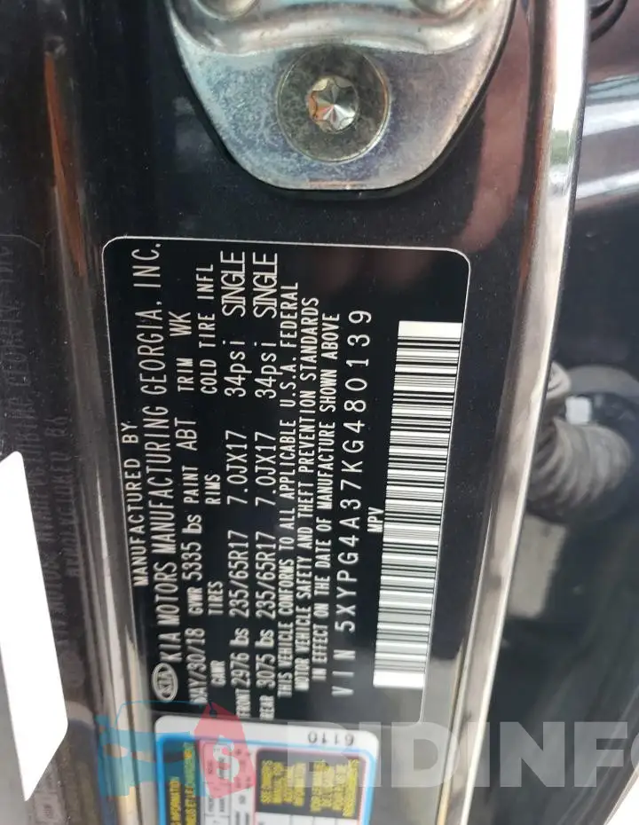 5XYPG4A37KG480139 Photo# 14
