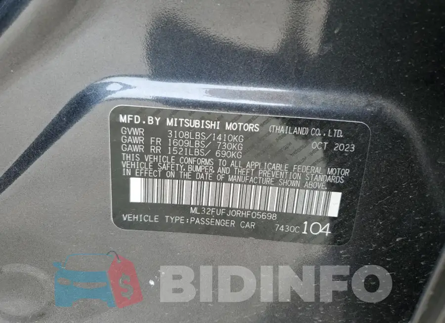 ML32FUFJ0RHF05698 Photo# 12