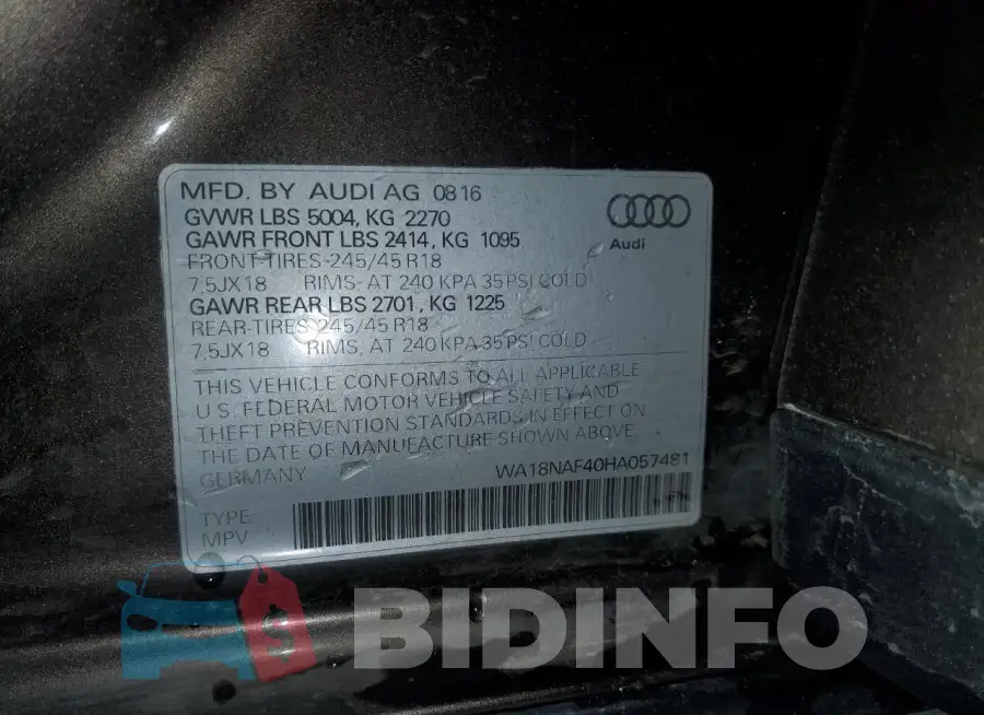 WA18NAF40HA057481 Photo# 12