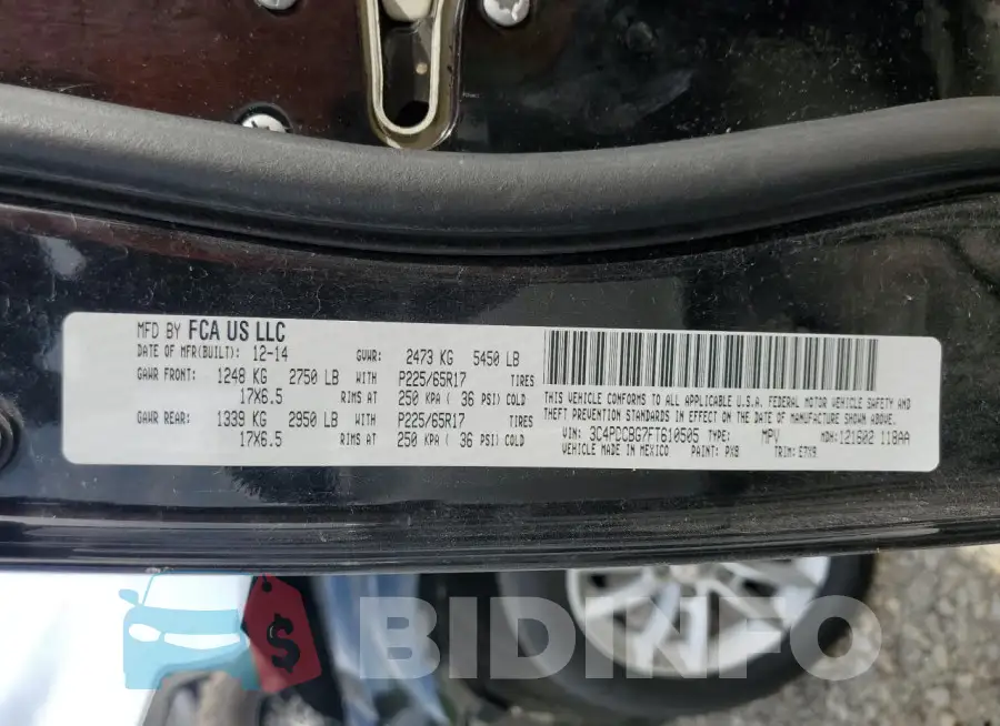 3C4PDCBG7FT610505 Photo# 13