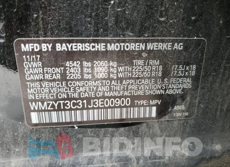 WMZYT3C31J3E00900 Photo# 12